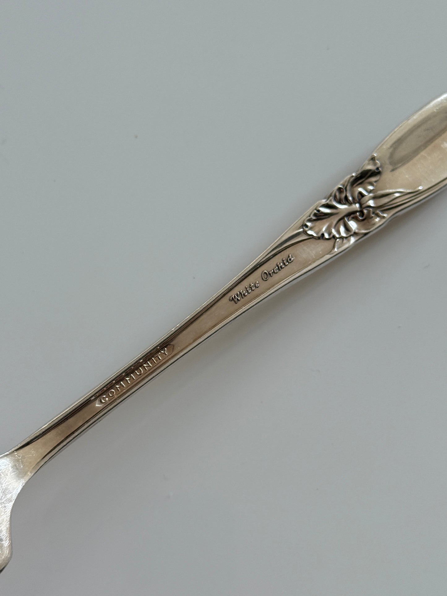 White Orchid Silver Plated Flateware set 1953 (10 pieces)