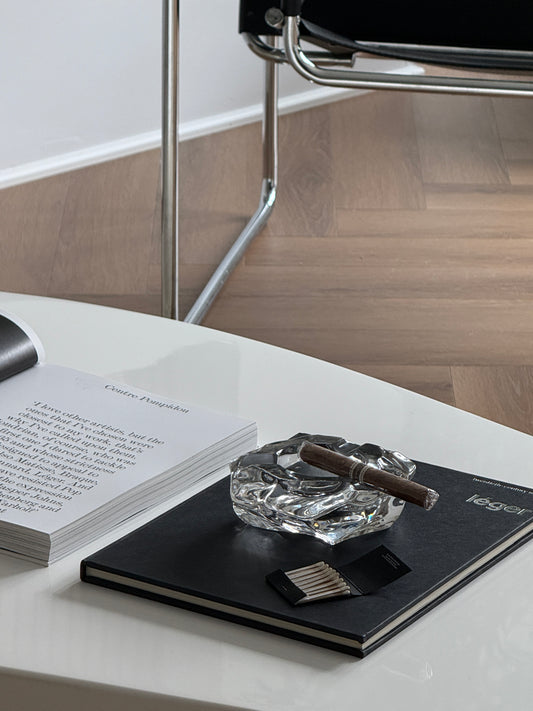 Crystal Iceberg Cigar Ashtray by Val Saint Lambert