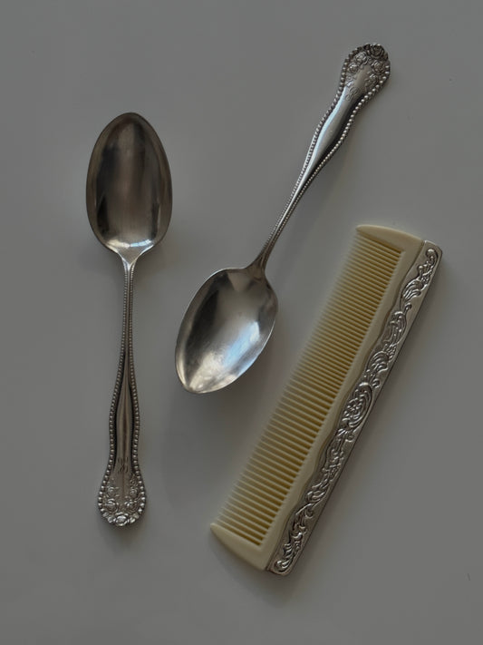 Monogram Birks Serving Spoon (set of 2)