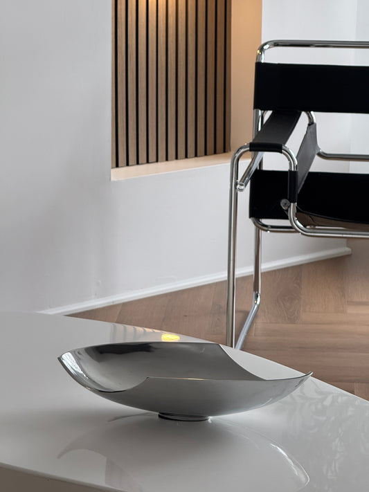 Mid Century Chrome Bowl 1980s