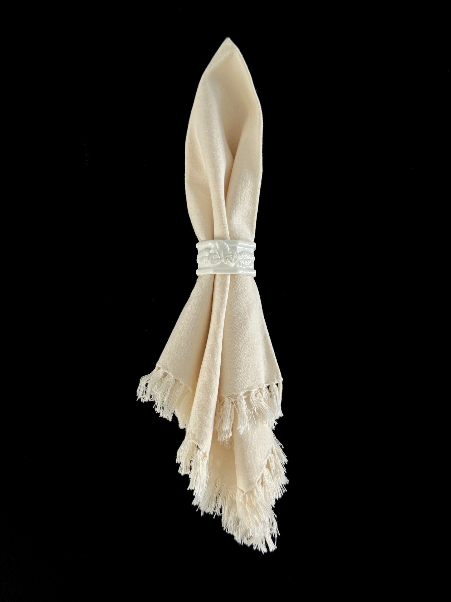 Vintage Bone China Napkin Holders (set of 6)