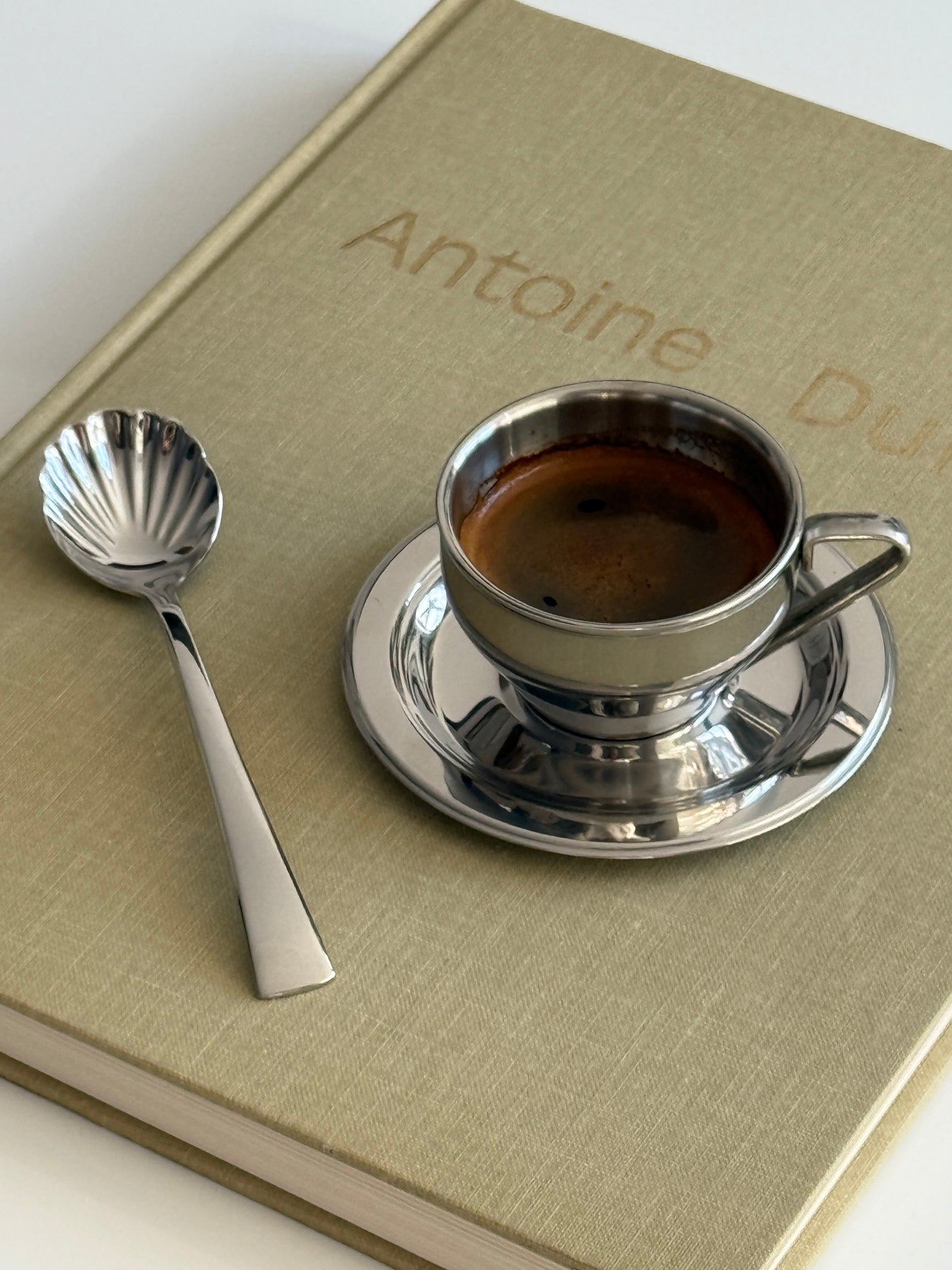 Pair of Shell Tea Spoon