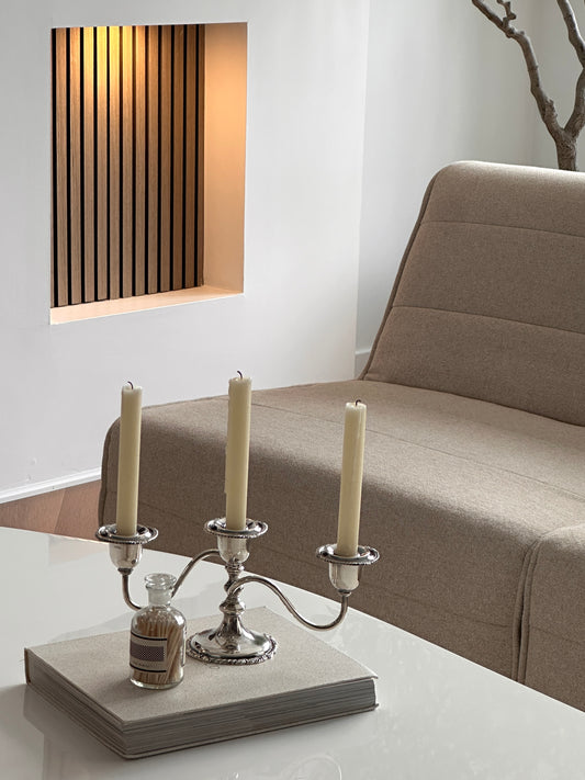 Silver Plate Candle Holder