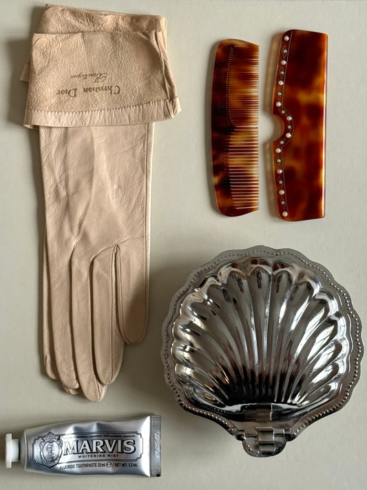 Chrome Clam Shell Butter Dish