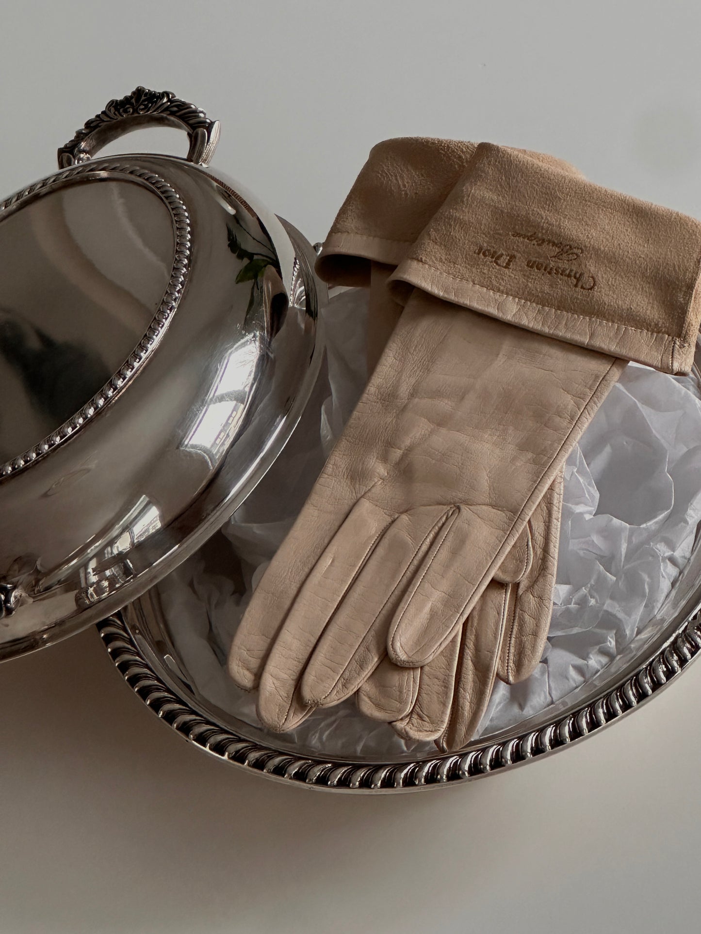 English Silver Plate Serving Dish