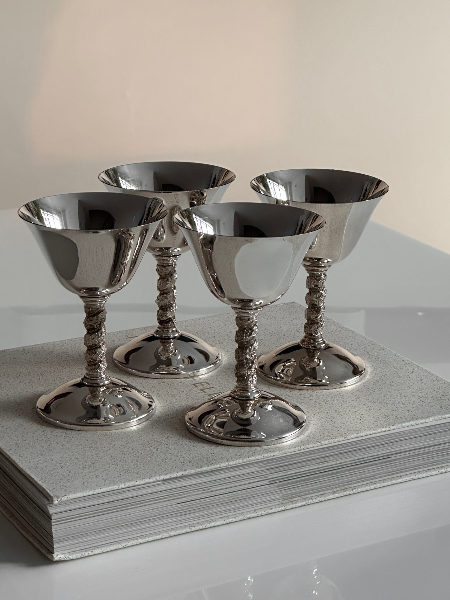 Silver Plated Spanish Goblet (set of 4)