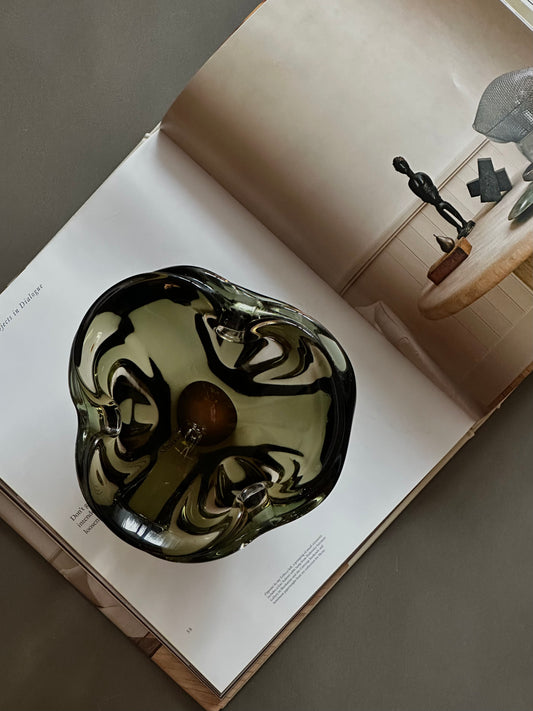 Mid Century Murano Glass Ashtray, Vide-Poche