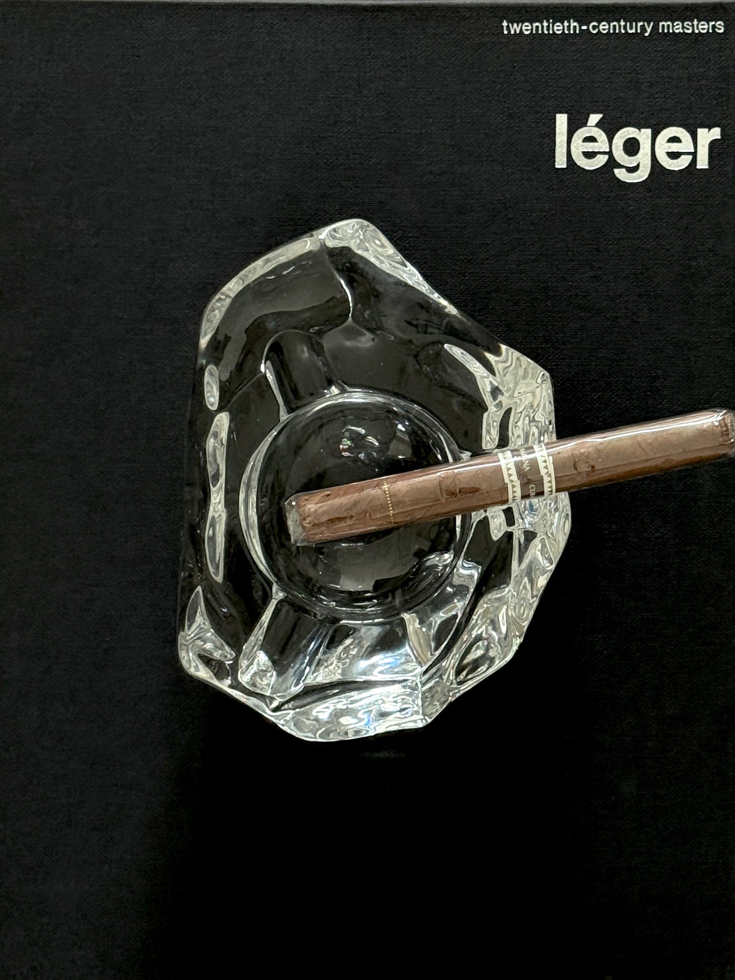 Crystal Iceberg Cigar Ashtray by Val Saint Lambert