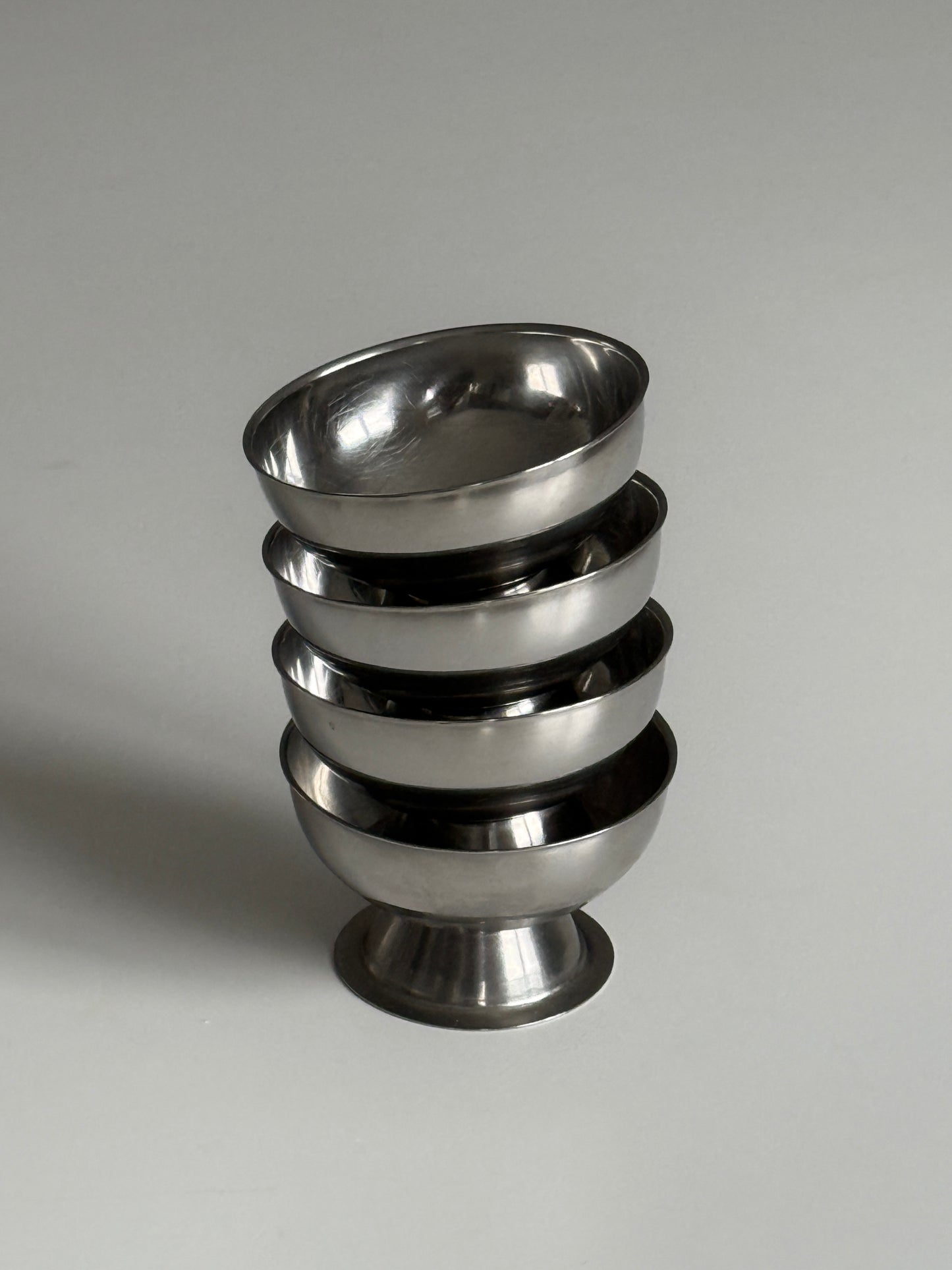 Stainless Steel Ice Cream Cups (set of 4)