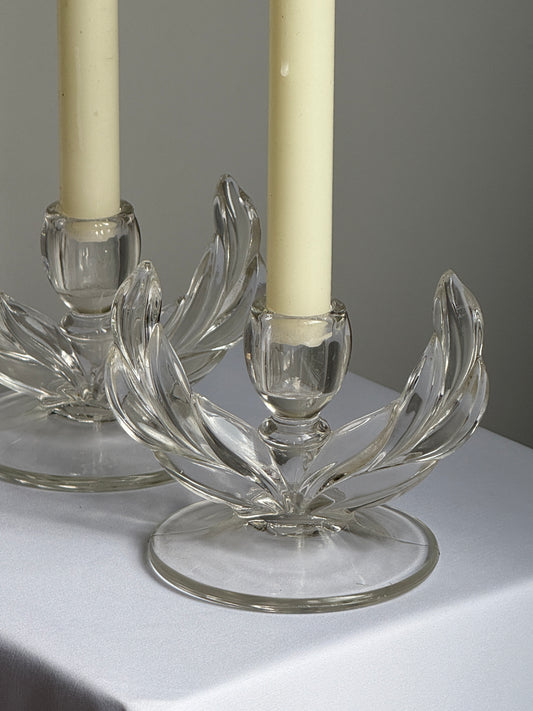 Pair of Art Deco Candle Holders