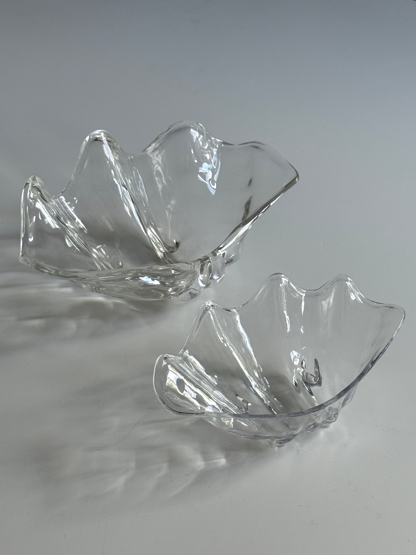 Vintage Acrylic Clamshell Serving Set - 5 Pieces