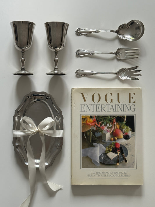 Adorned Steel Appetizer Plates (set of 6)