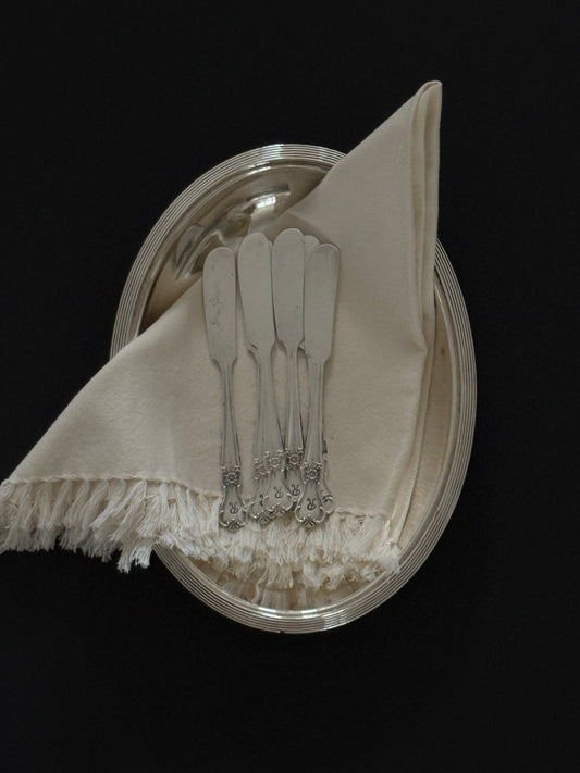 Oval Silver Plated Serving Tray