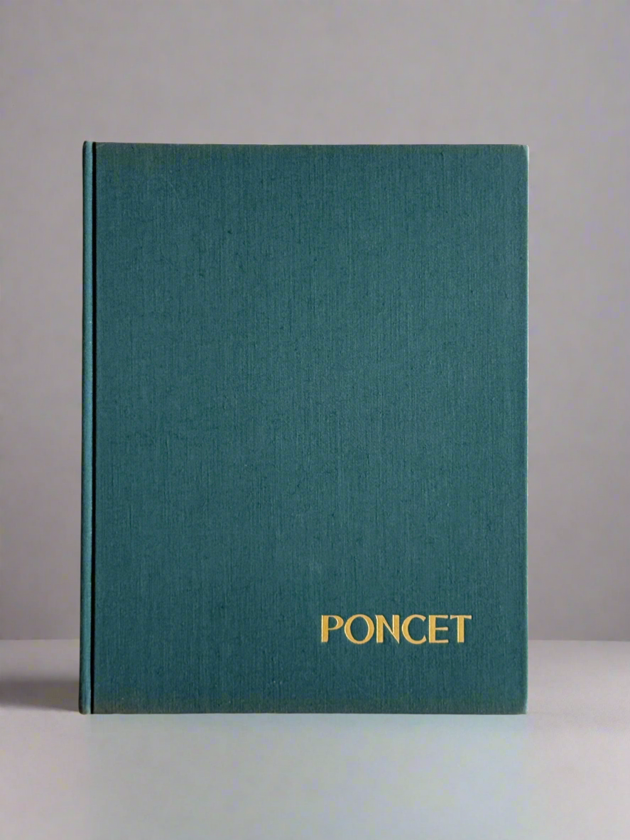 Antoine Poncet Hardcover Book, 1975