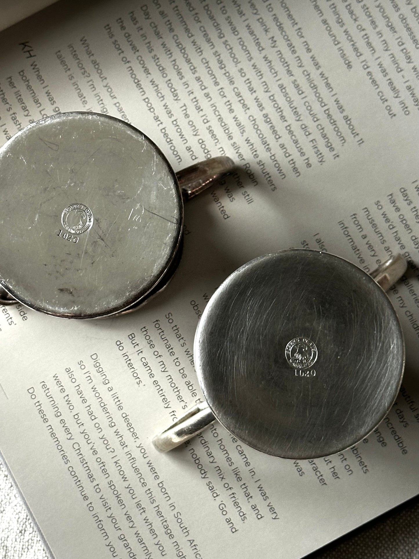 Crémier et sucrier vintage de Forbes Silver Co.