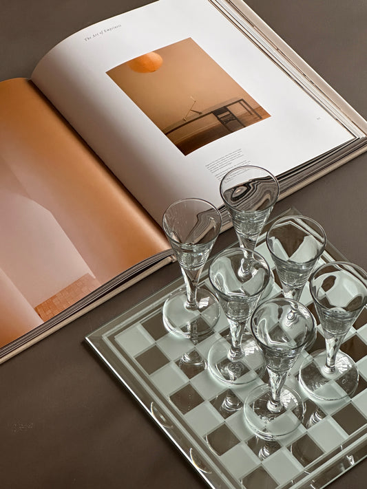 Petits verres à apéritif en forme de flûte (lot de 6)