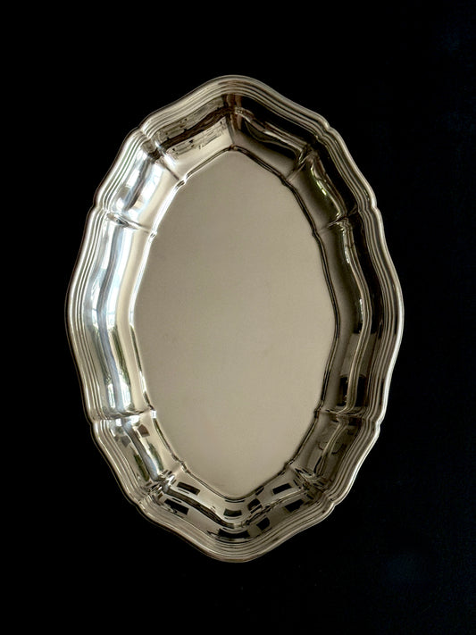 Adorned Italian Steel Tray