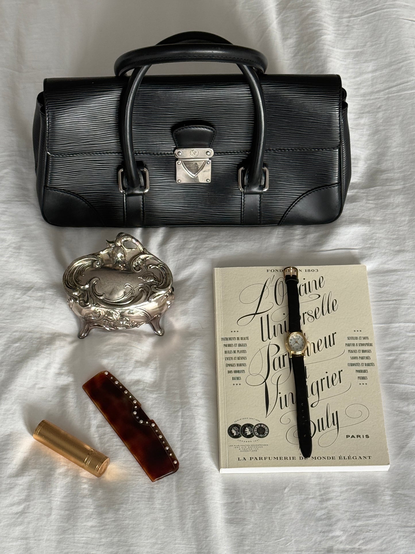 Art Nouveau Silver Plate Jewelry Box