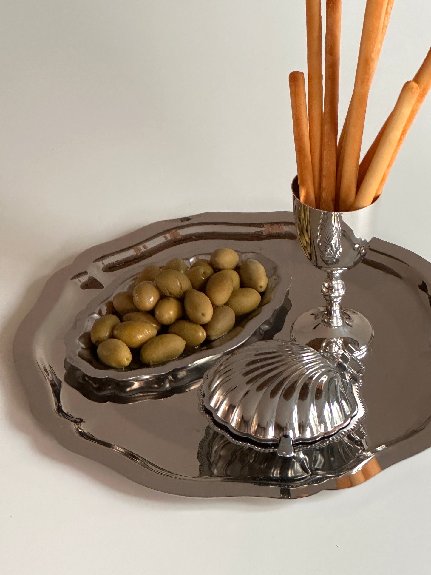 Steel Oval Serving Dish (set of 5)