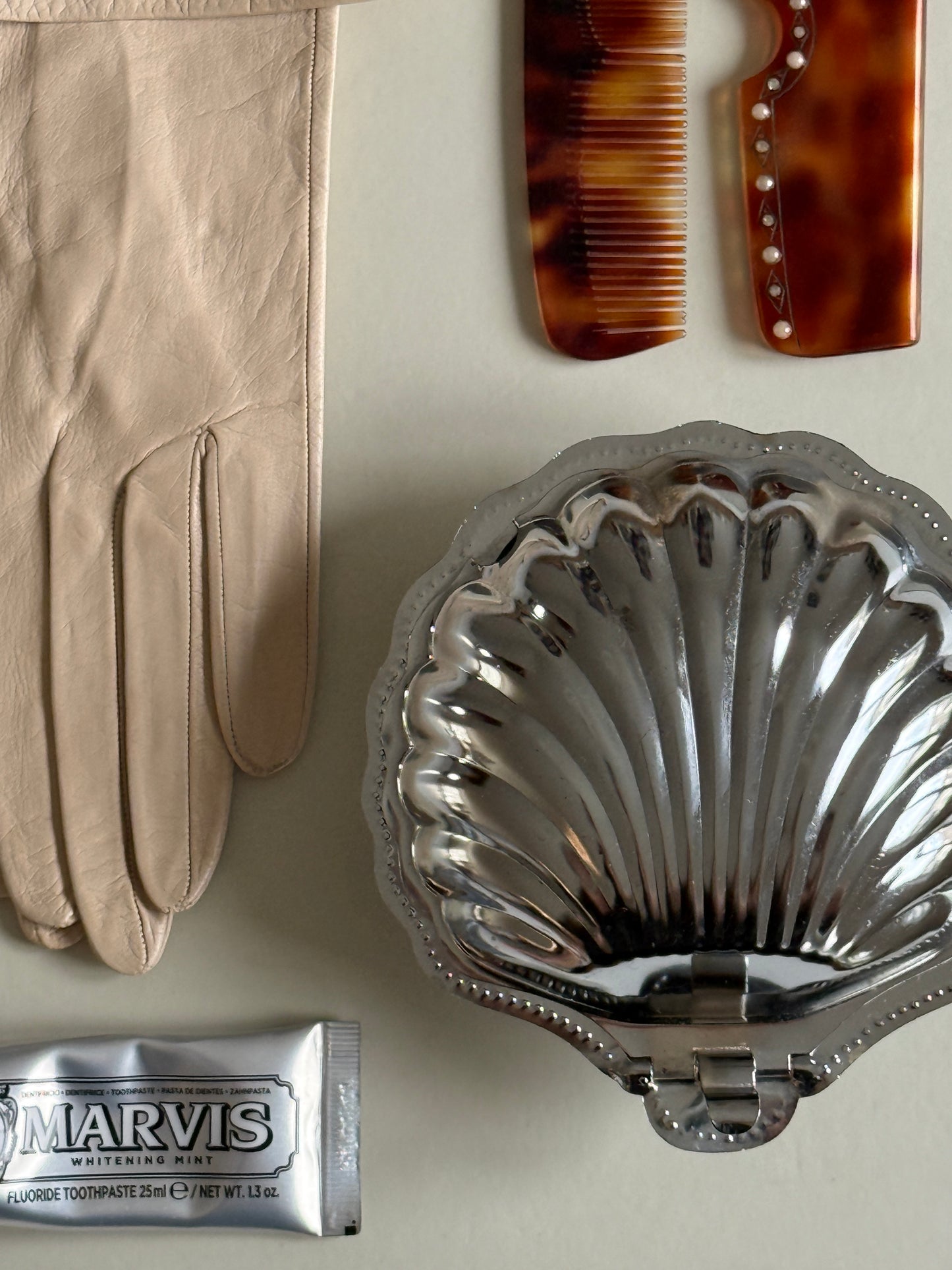 Chrome Clam Shell Butter Dish