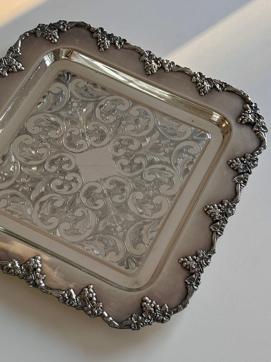 Floral Ornate Serving Tray