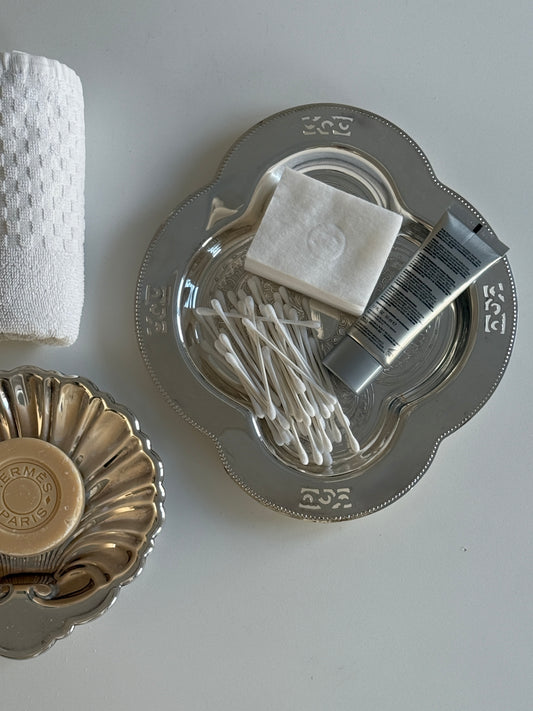 Adorned Silver Plated Tray