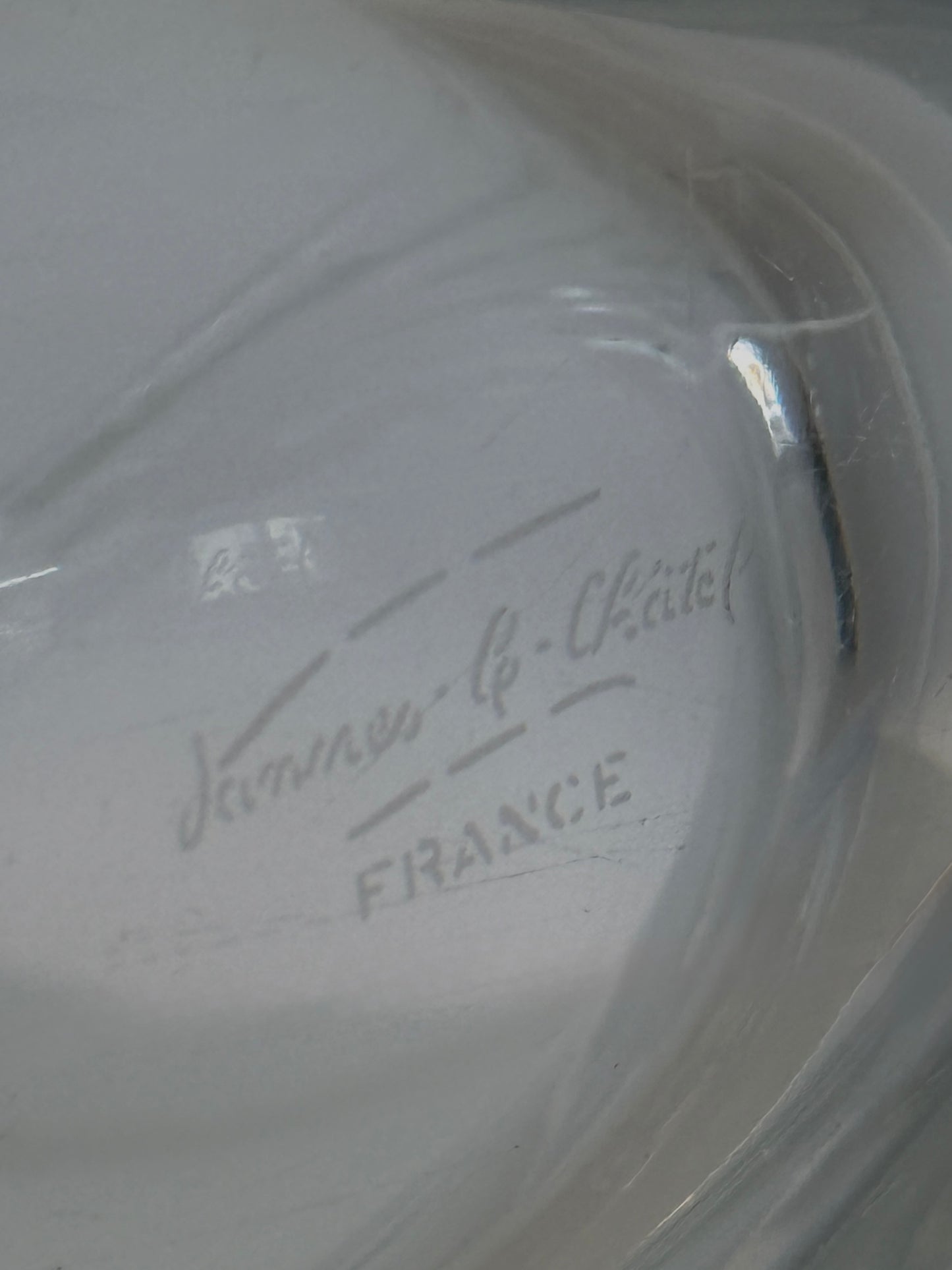 1960s Vannes-le-Châtel Glass Sculptural Centerpiece - France