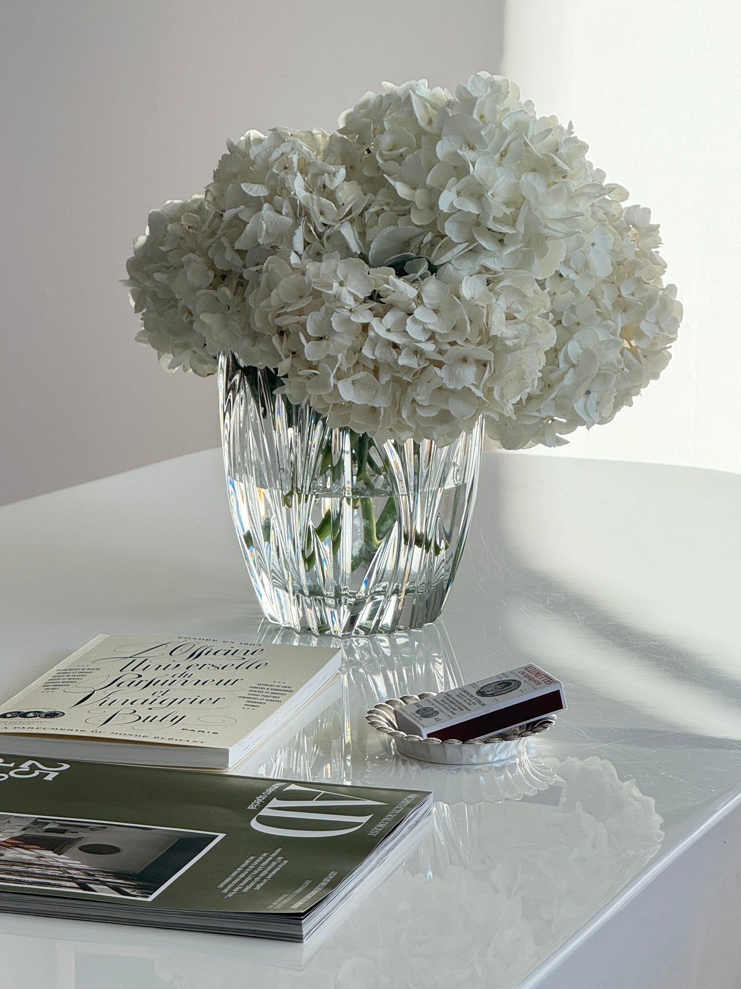 Vintage Lead Crystal Tulip Vase