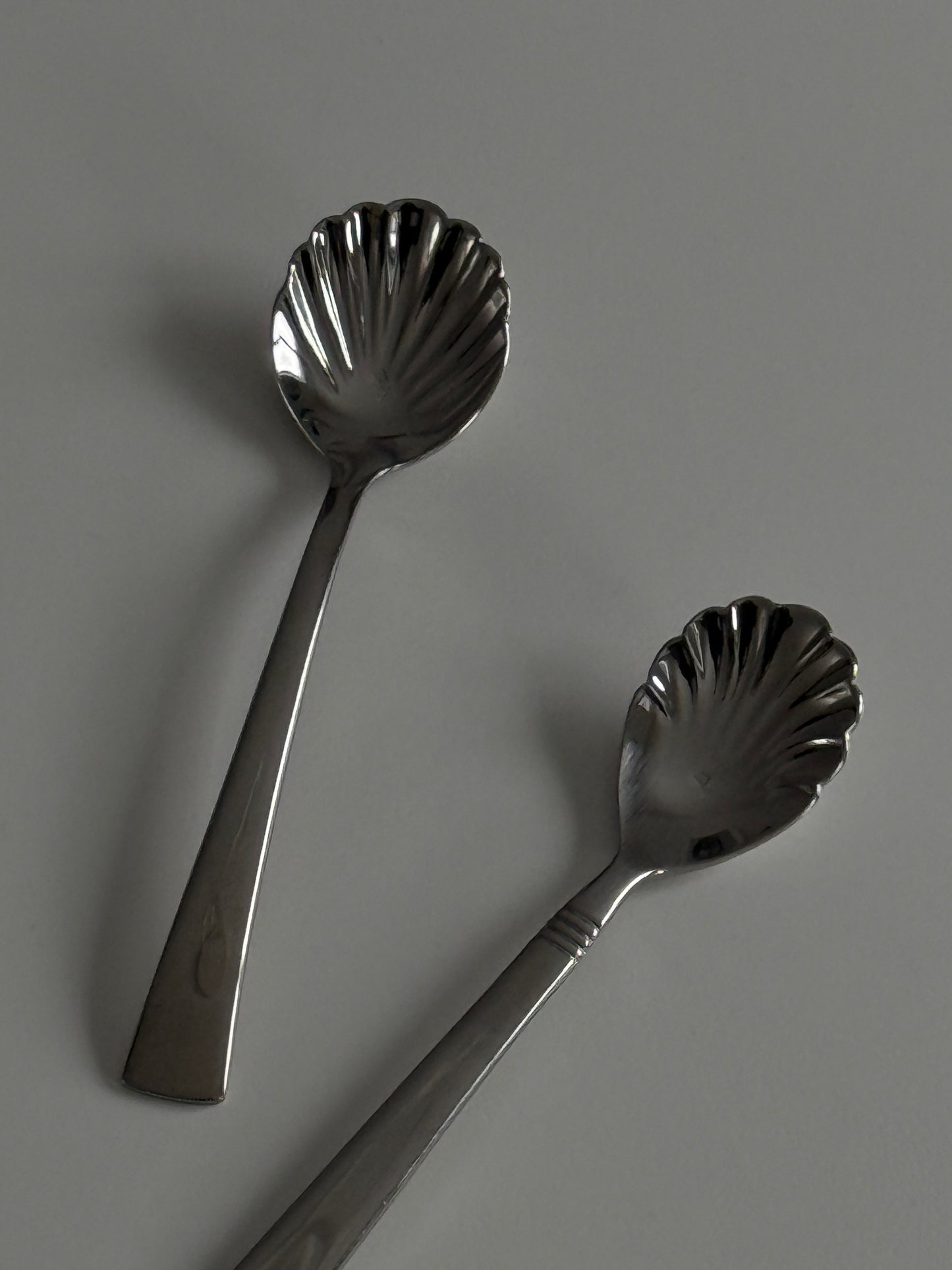 Pair of Shell Tea Spoon