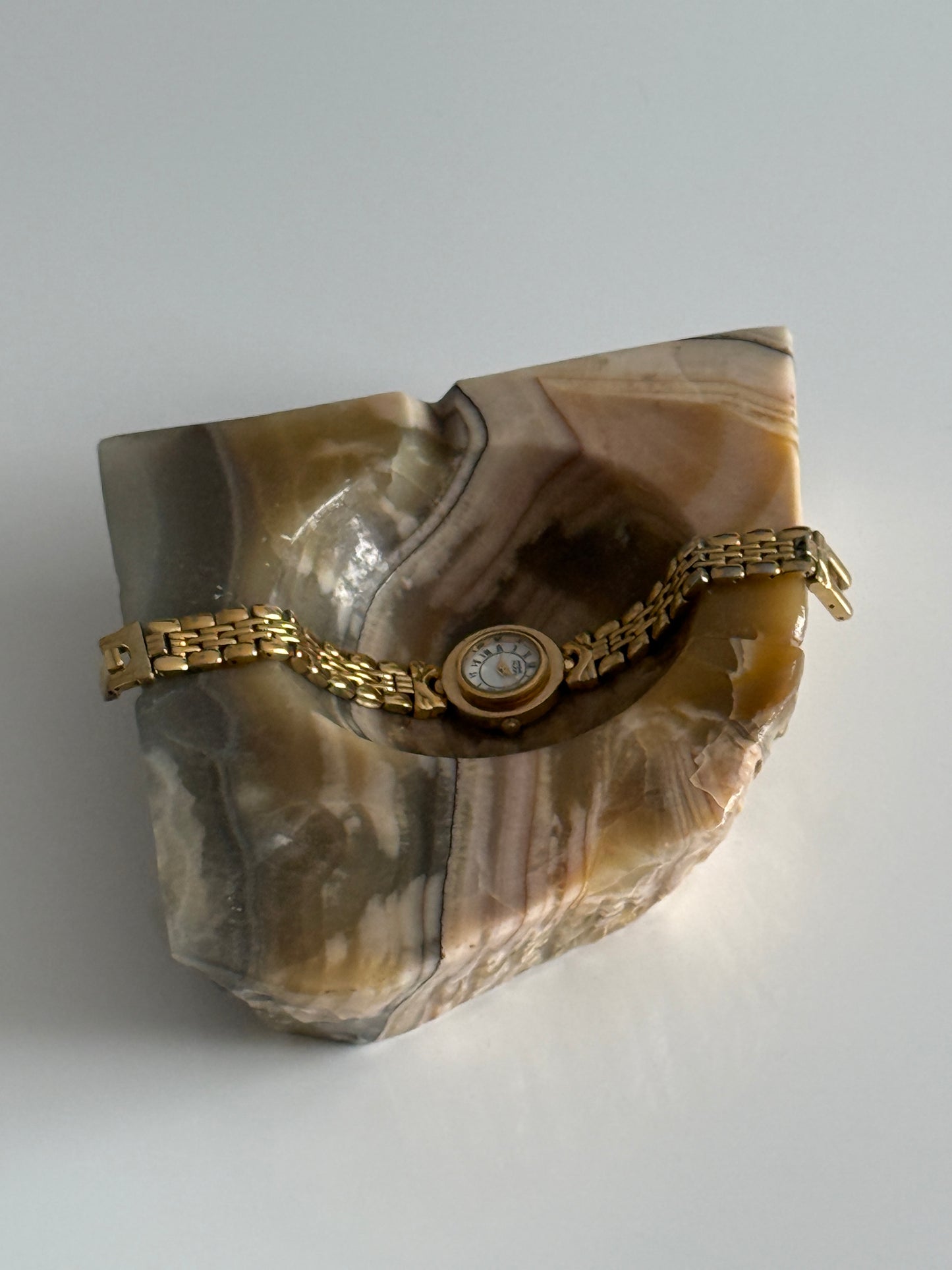 Carved Onyx Ashtray 1970s