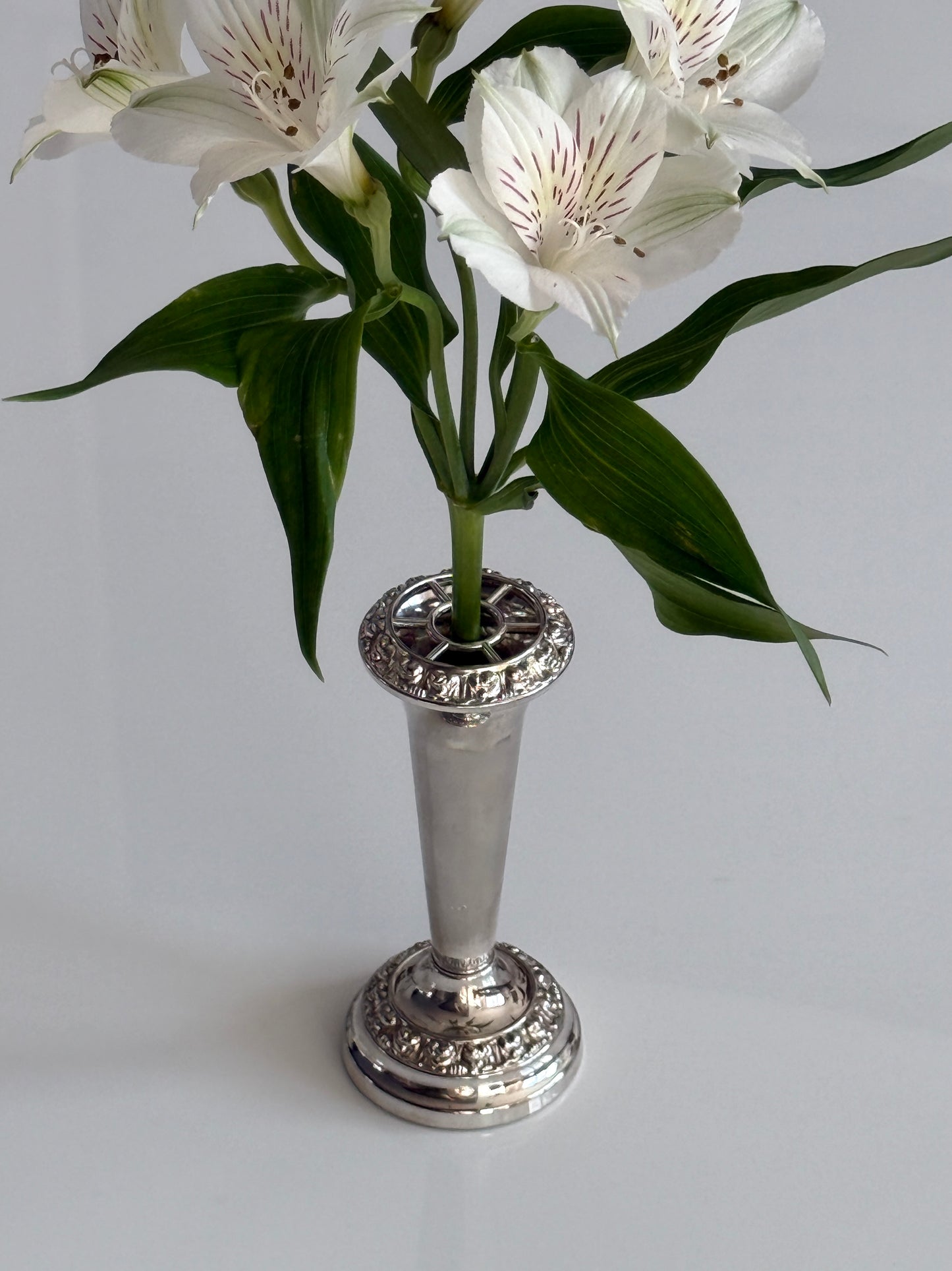 Silver Plated Bud Vase - England 1960s