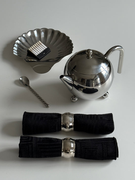 Mid Century Chrome Tea/Coffee Pot