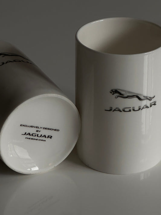 Pair of Jaguar Leaper branded Mug
