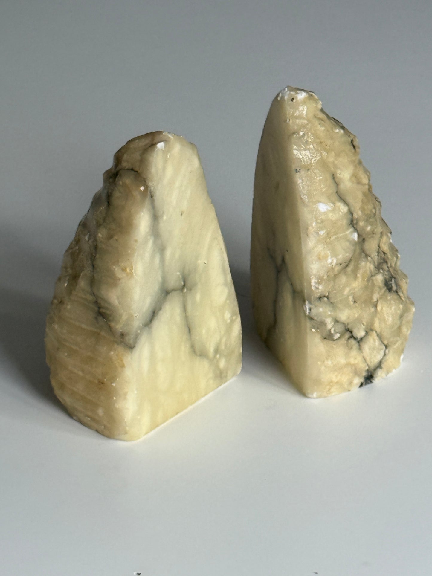 Pair of Alabaster Book Ends