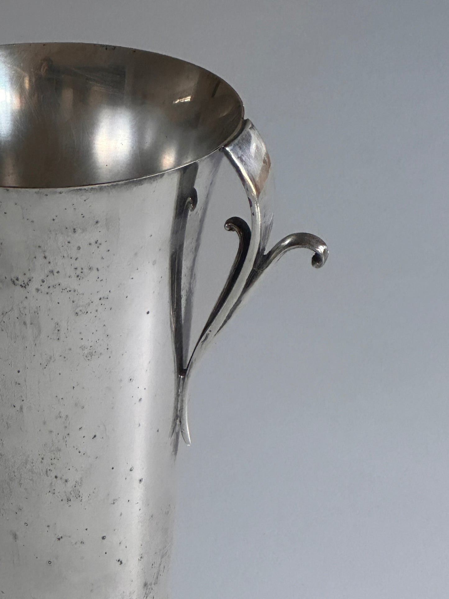 Vase Art Déco plaqué argent