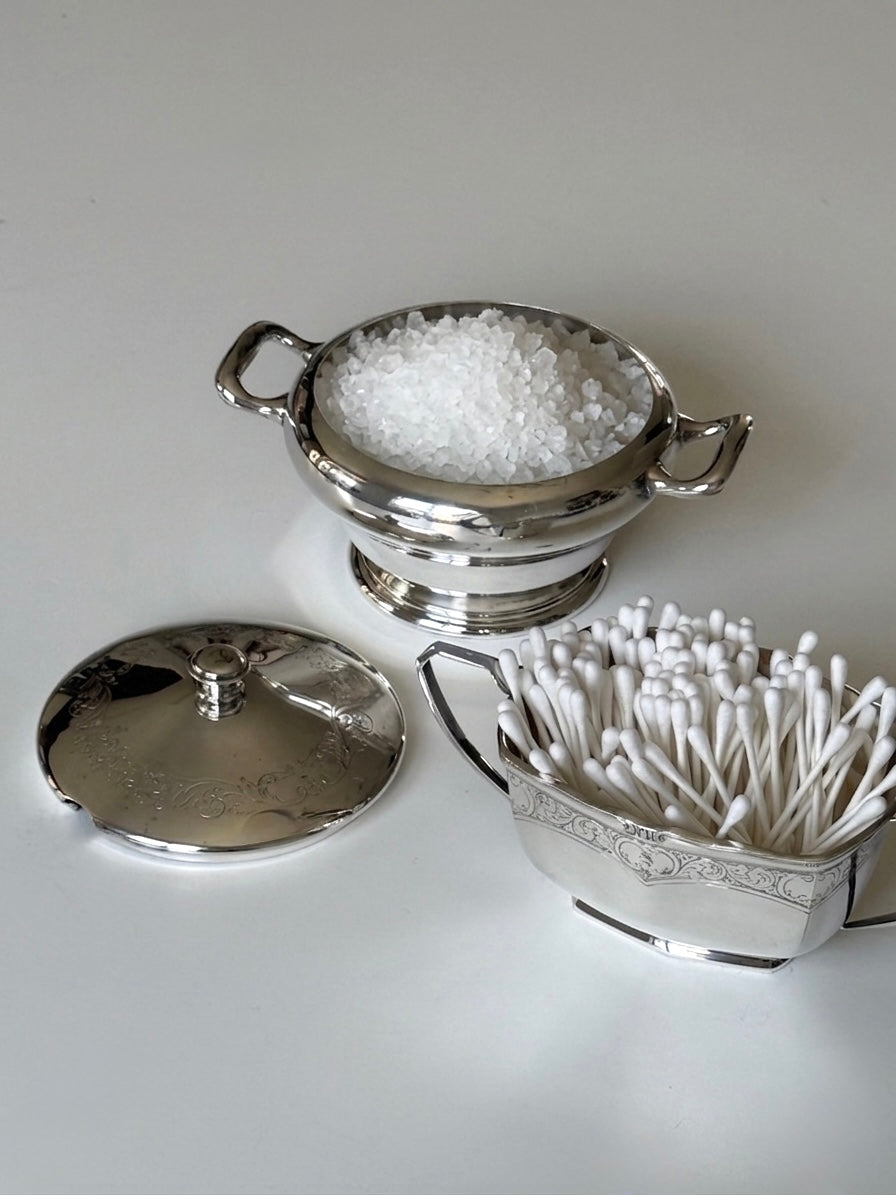 English Monogram Sugar Bowl