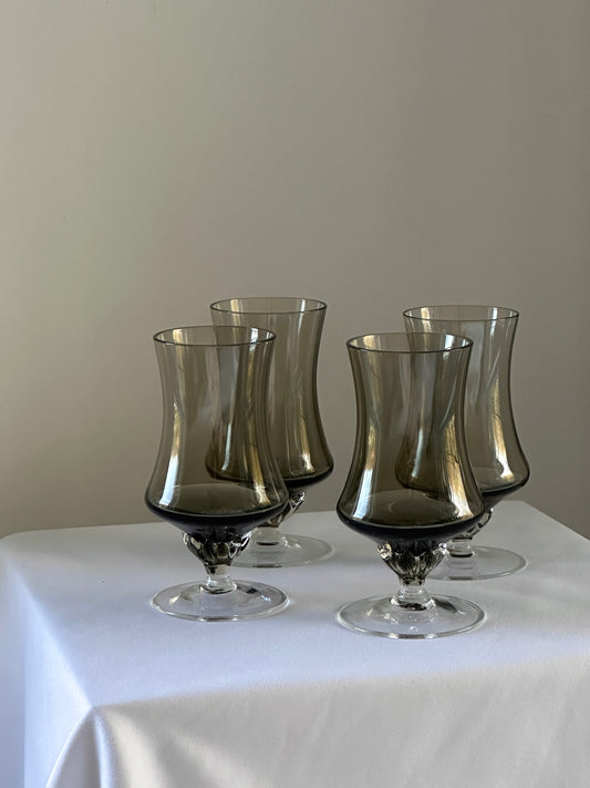 Verres à xérès fumés