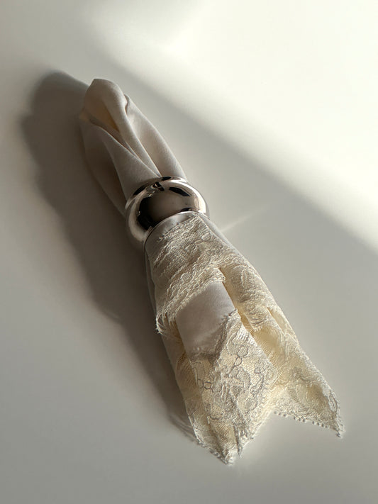 Set of Vintage Lace Table Napkins (set of 4)