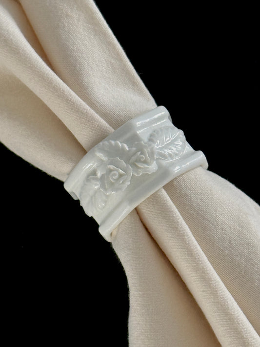 Vintage Bone China Napkin Holders (set of 6)