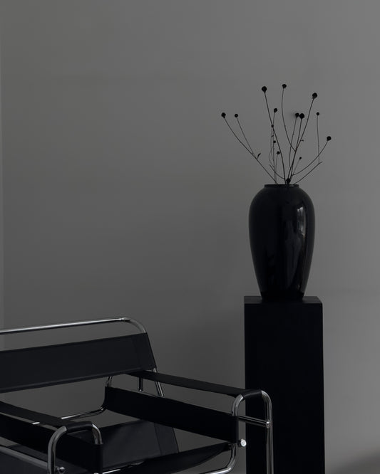 Grand vase de style Haeger des années 1980