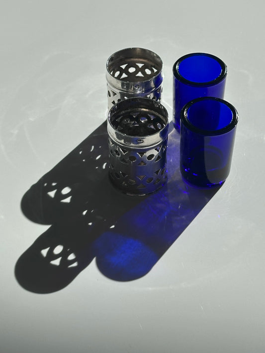 Mini salières/poivrières Art Déco