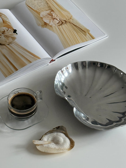 Shell-Shaped Serving Dish