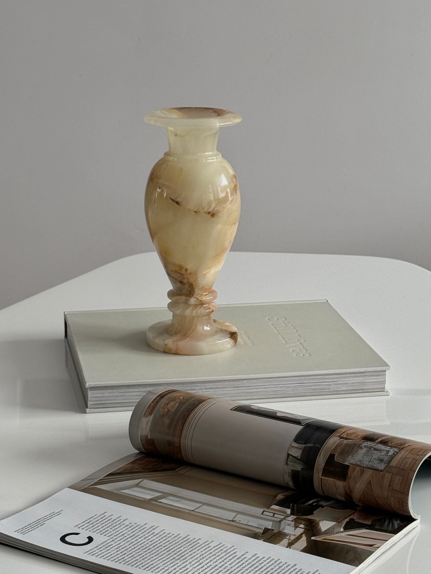 Large Onyx Stone Vase