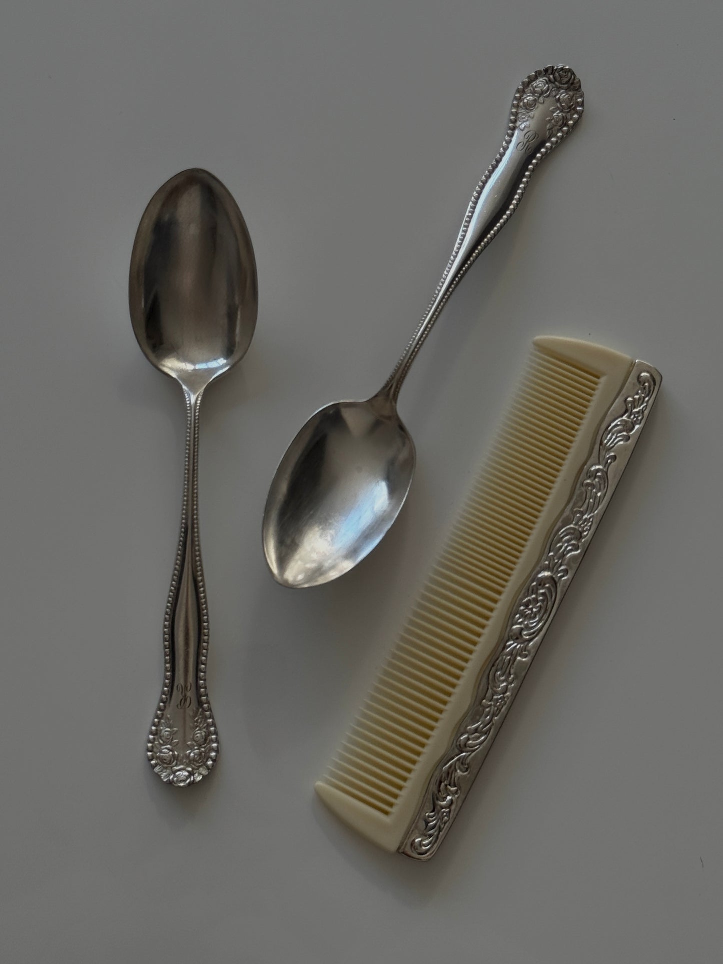 Monogram Birks Serving Spoon (set of 2)