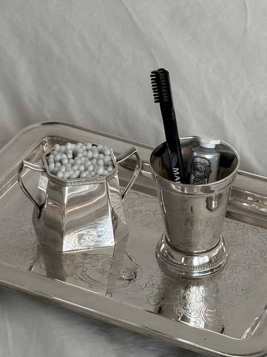 Art Deco Silver Plate Sugar Bowl