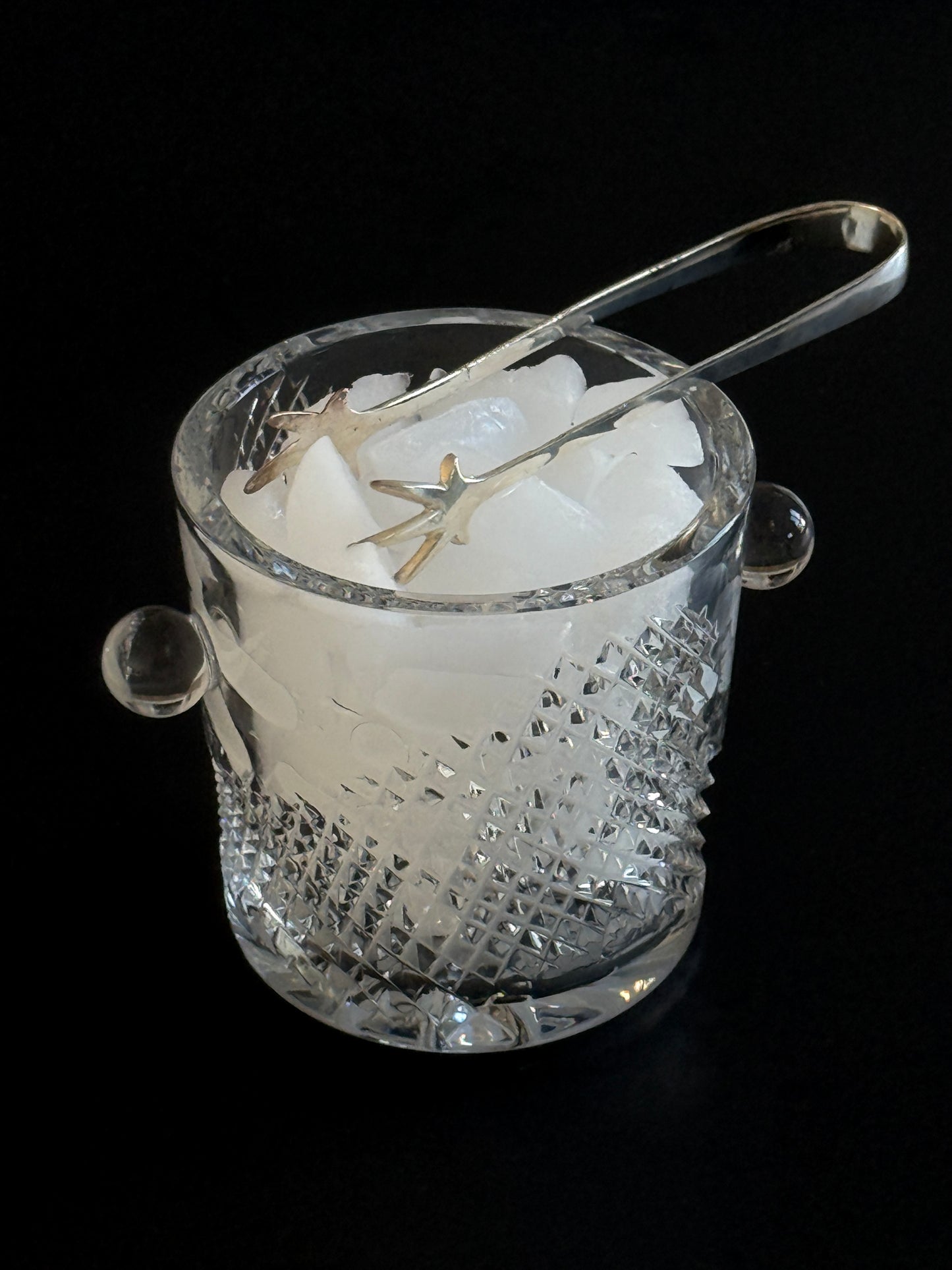 Crystal Set - Butter Dish & Ice Bucket