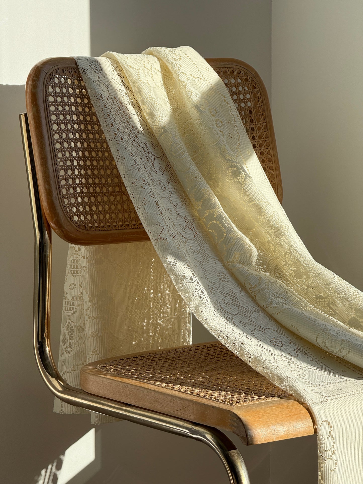 Vintage Scottish Lace Tablecloth