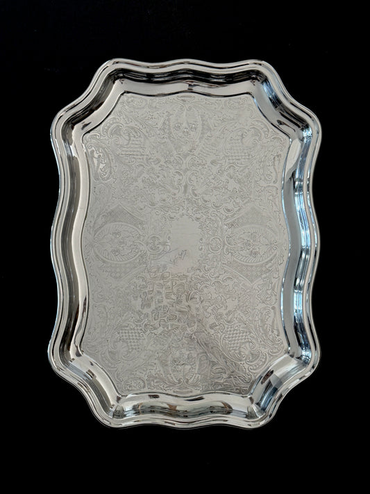 English Adorned Serving Tray