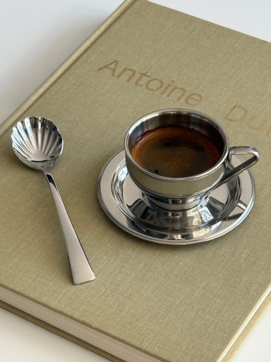 Pair of Shell Tea Spoon