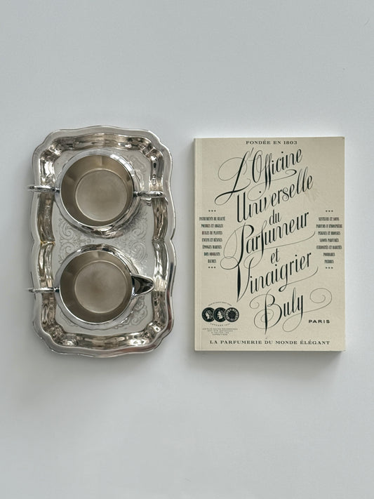 Elegant three-piece Creamer and Sugar Bowl Set